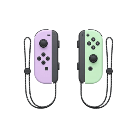  จอยเกมไร้สาย Nintendo Switch Joy Controller สีม่วง/เขียว พาสเทล